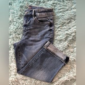 NYDJ Marilyn Straight capris with cuffs size 8